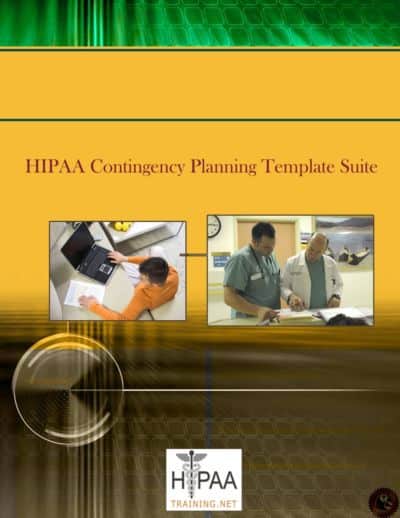 HIPAA Contingency Planning Templates Suite