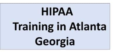 HIPAA Training Atlanta Georgia