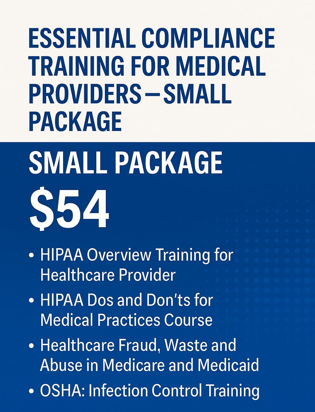 Essential Compliance Training for Medical Providers