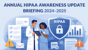 Annual HIPAA Awareness Update training overview 