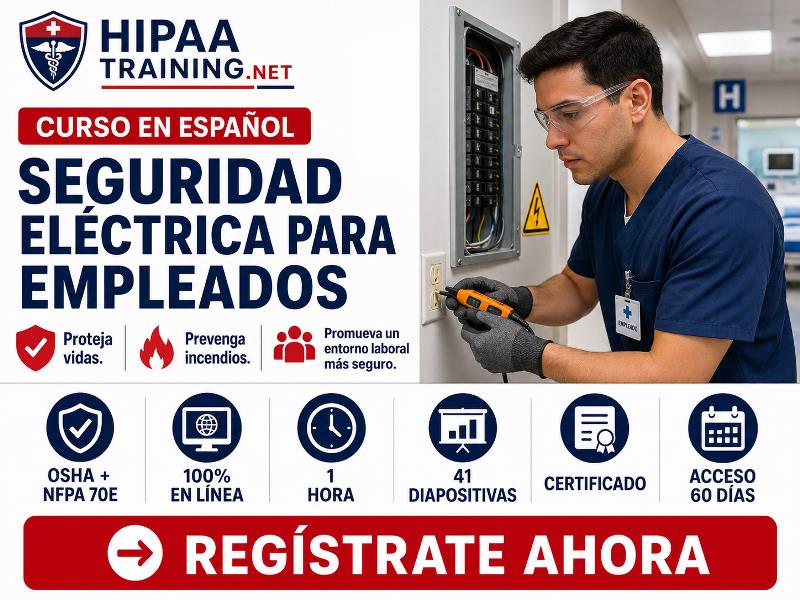 Spanish – Electrical Safety Awareness Training for Employees
