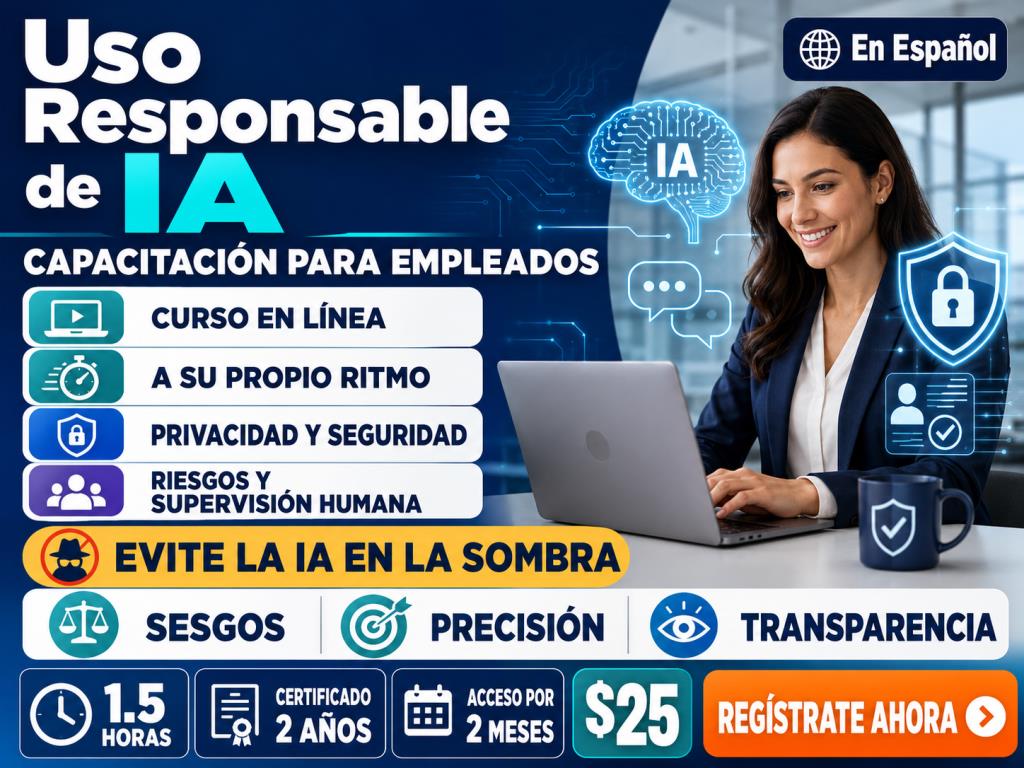 Spanish – Employees Responsible AI Use, Risk & Awareness Training