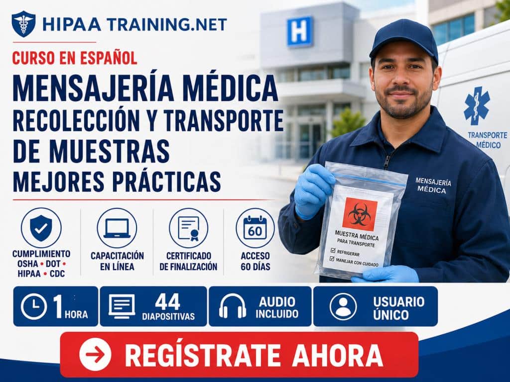 Spanish – Medical Courier – Specimen Collection and Transportation Best Practices Course