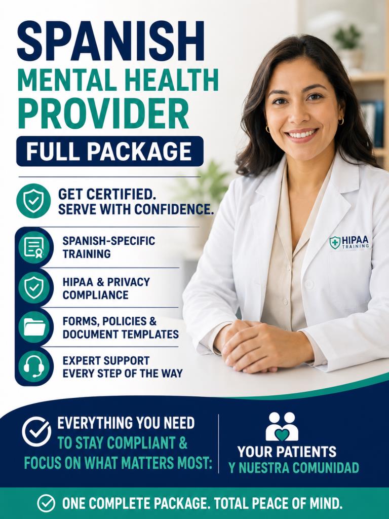 Spanish – Mental Health Provider FULL Package