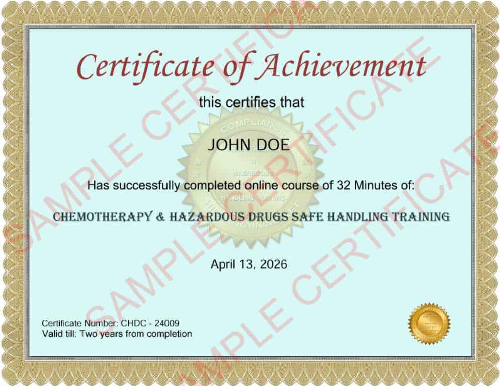 Chemotherapy-and-Hazardous-Drugs-Safe-Handling-Training-Certificate