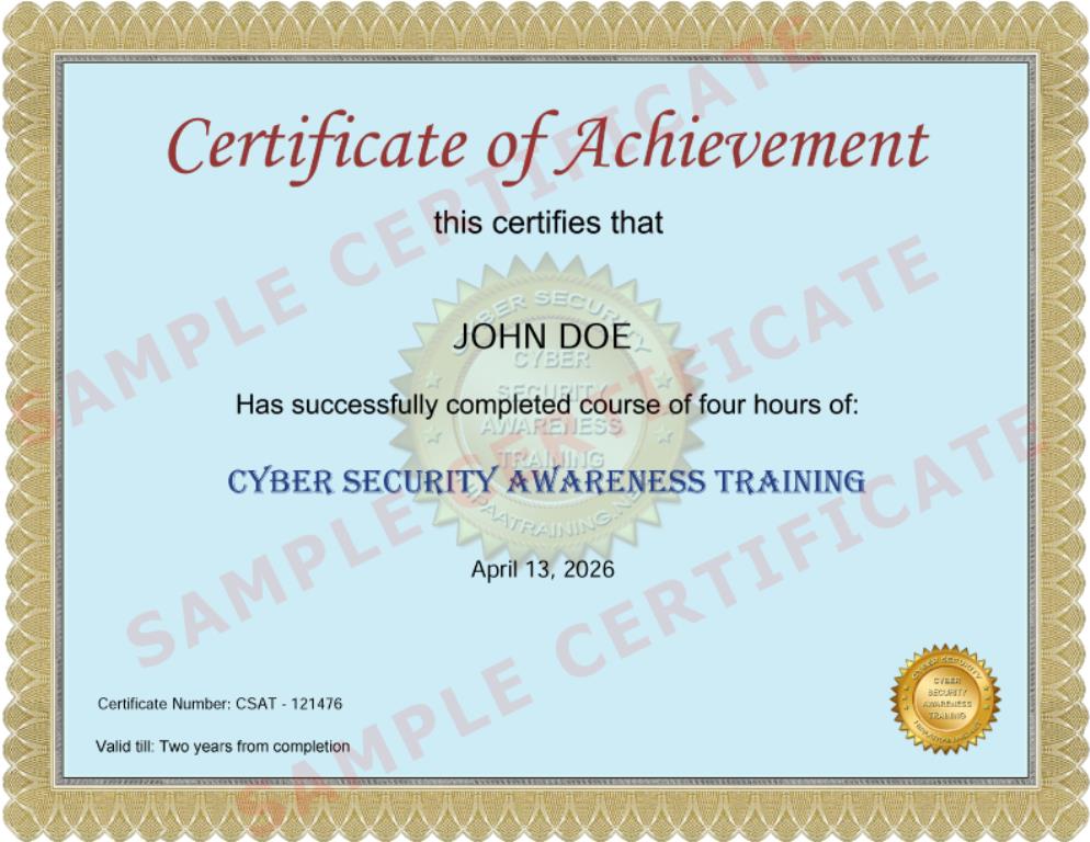 Cyber-Security-Awareness-Training-for-Employees-Certificate