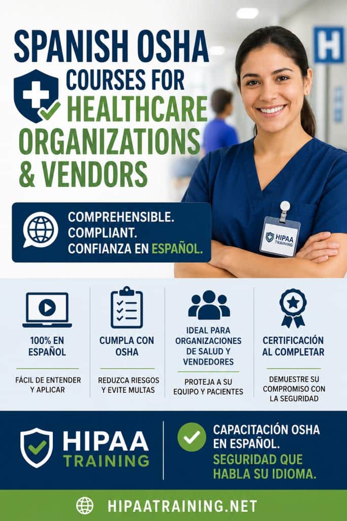 Spanish – OSHA Courses for Healthcare Organizations & Vendors