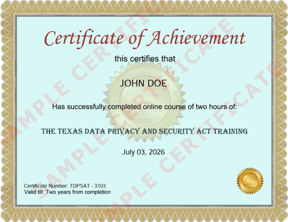 The-Texas-Data-Privacy-and-Security-Act-Training