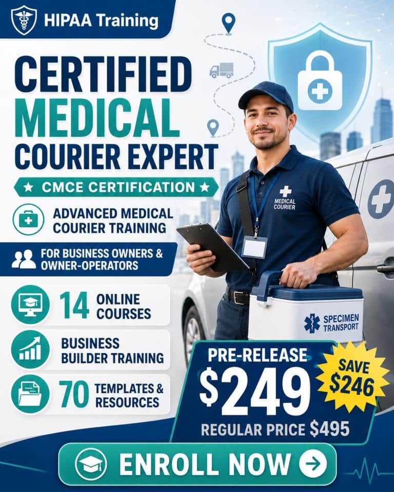 Certified Medical Courier Expert (CMCE) Certification