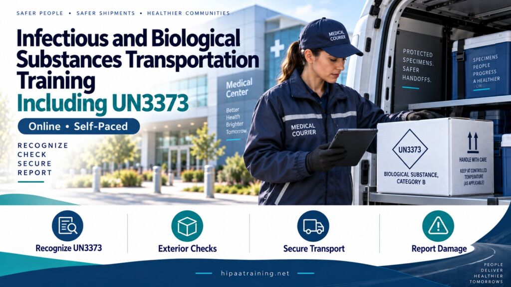 Infectious and Biological Substances Transportation Training, Including UN3373