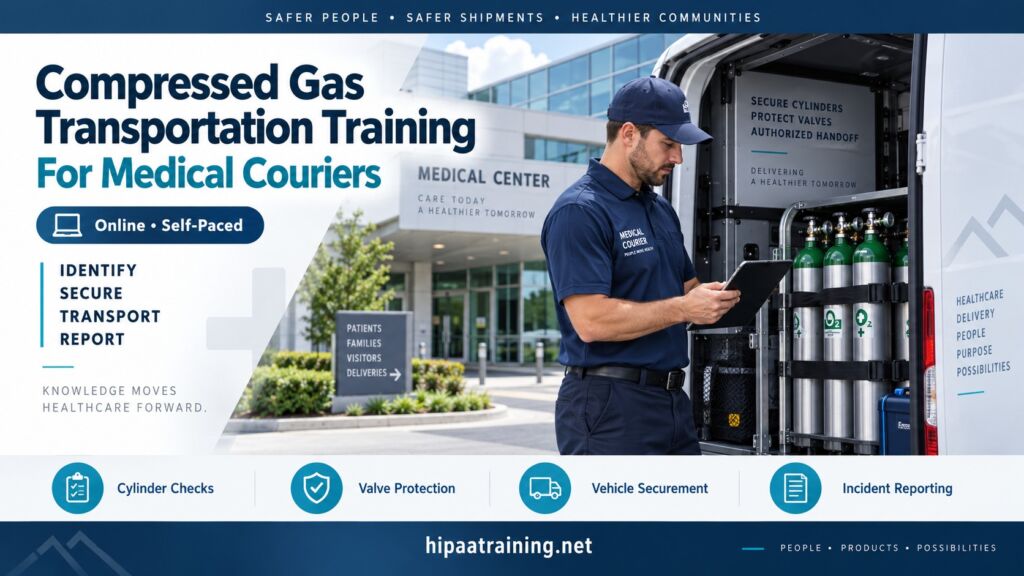Medical Courier Compressed Gas Transportation Training