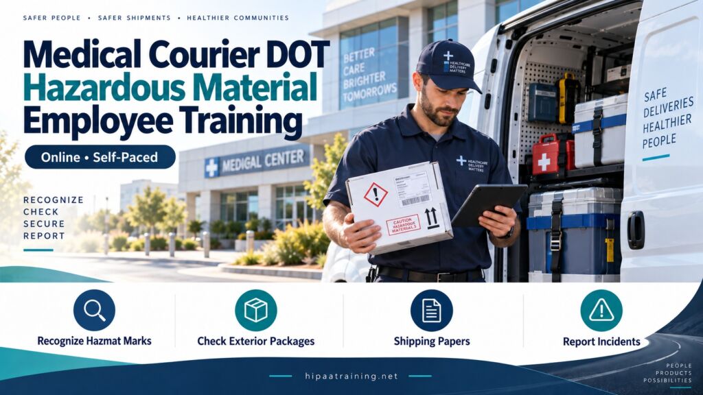 Medical Courier DOT Hazardous Material Employee Training